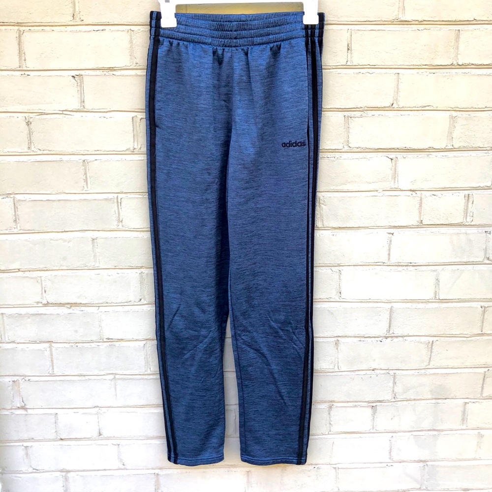 EUC Adidas 3 Stripe Fleece Lined Size L Sweatpant